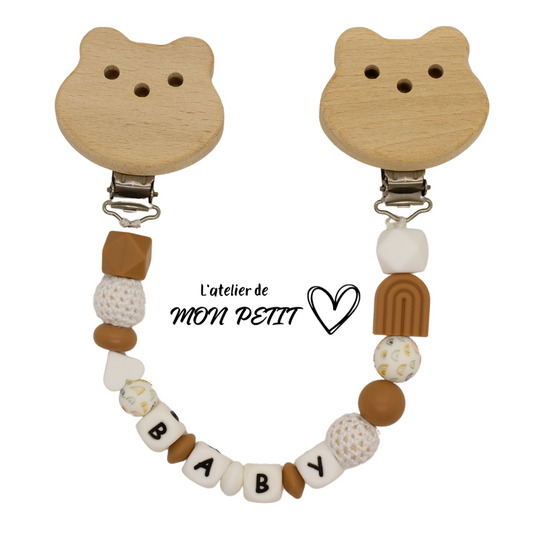 Attache doudou fantaisie sur mesure