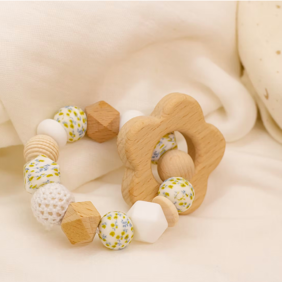 Anneau de dentition Fleur