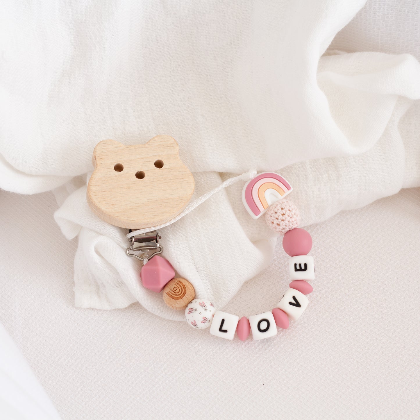 Attache tétine Love