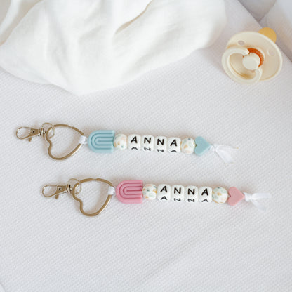 Porte clés Arc en ciel