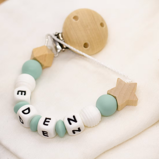 Attache tétine personnalisée Eden