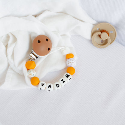 Attache tétine personnalisée Mahé